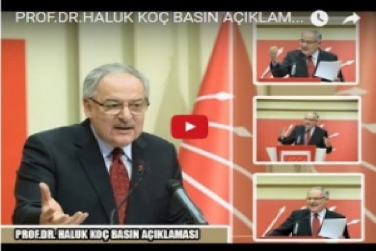 CHP'li Haluk Koç; 'Literatüre siz kattınız bu söylemi'