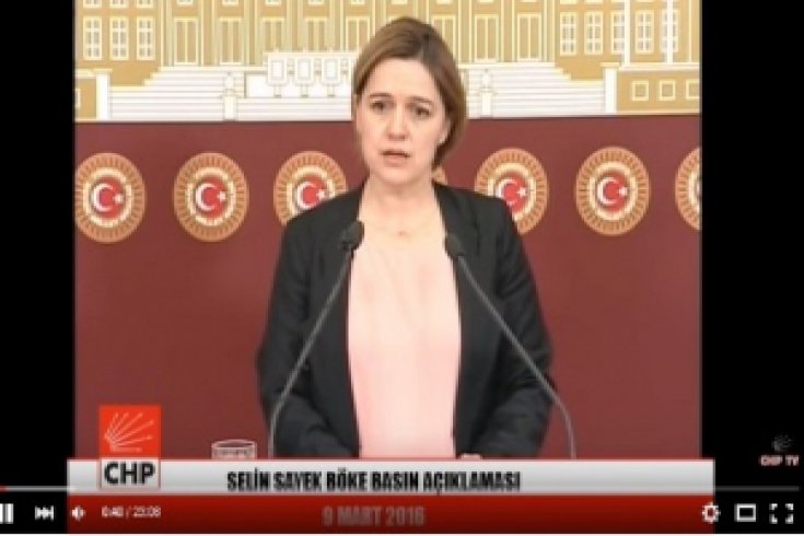 SELİN SAYEK BÖKE TBMM CHP MYK SONRASI BASIN AÇIKLAMASI