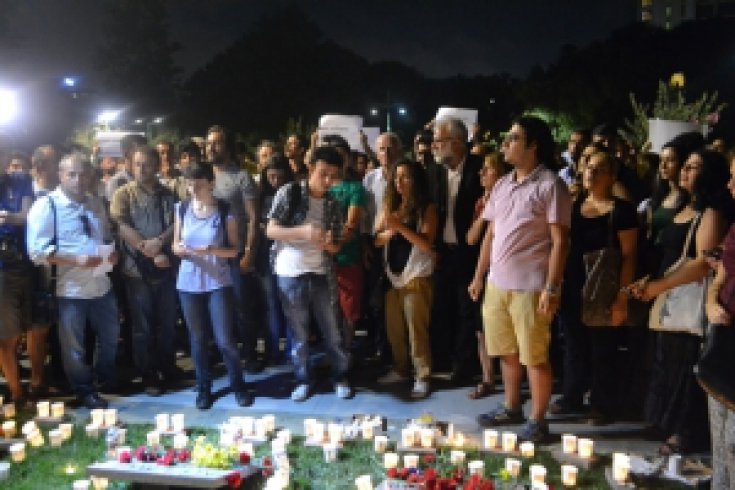 Taksim Dayanışması Gezi Parkı Ali İsmail Korkmaz anması ve Çağlayan çağrısı