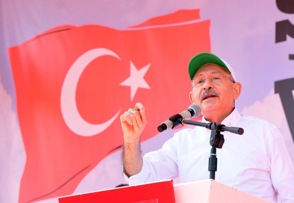 Kılıçdaroğlu, Çorum'da " Şeker Vatandır Vatan Satılmaz" mitingine katıldı