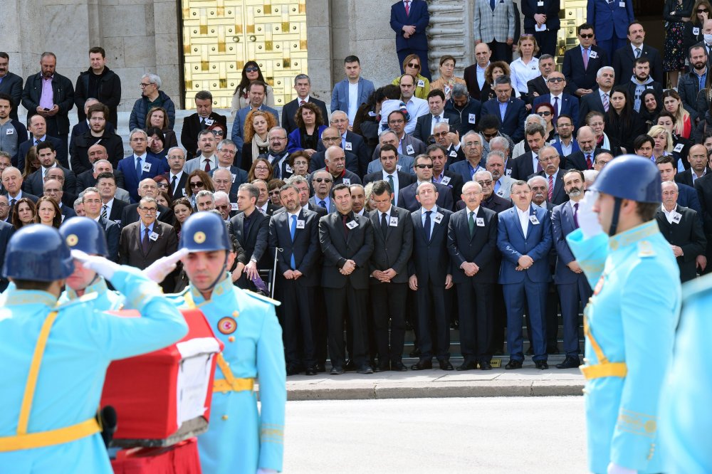 CHP Isparta Eski Milletvekili Ali Haydar Öner için TBMM'de cenaze töreni düzenlendi