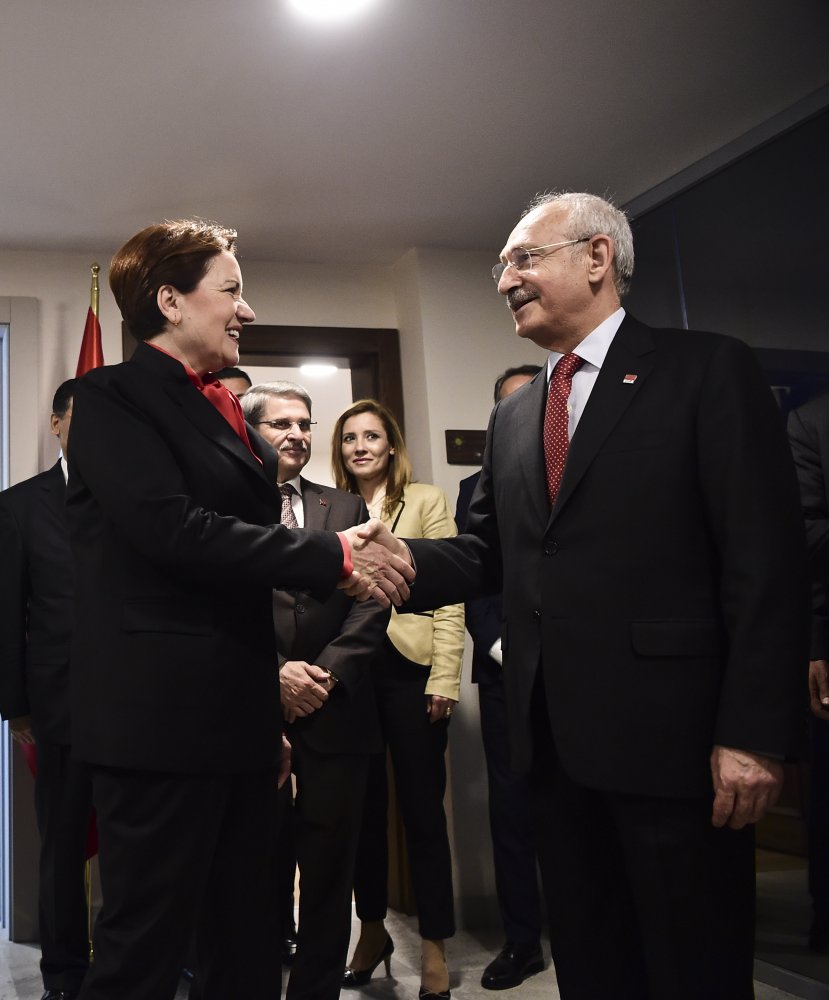 Kılıçdaroğu, İYİ Parti Genel Merkezi'ni ziyaret etti