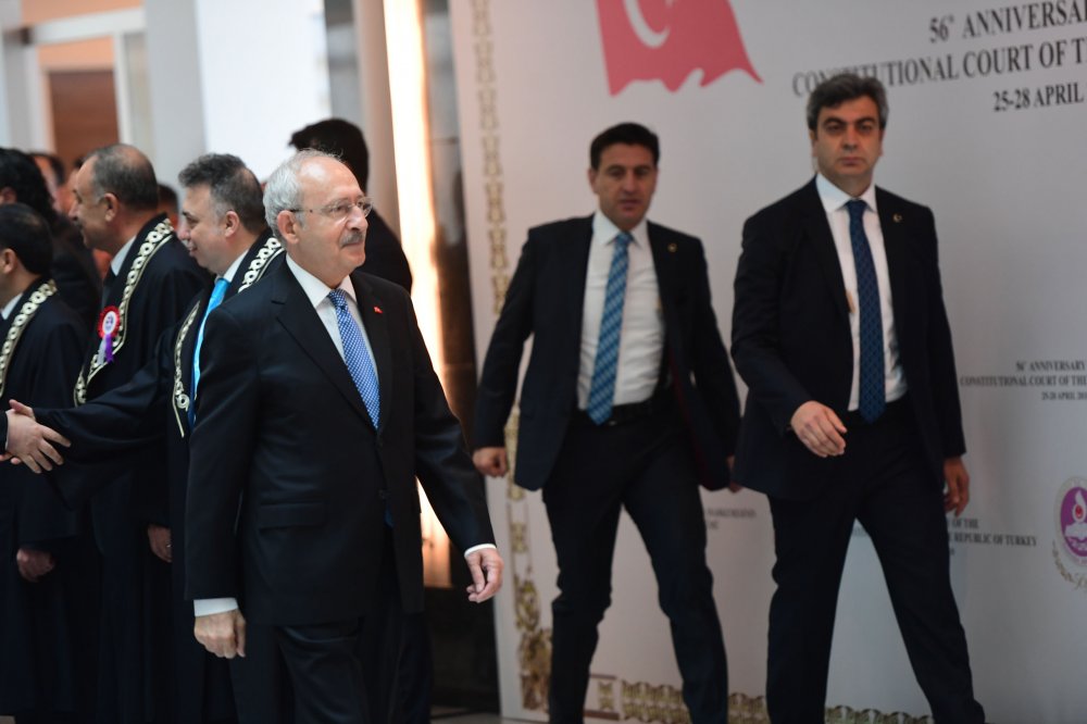 Kılıçdaroğlu, Anayasa Mahkemesi'nin 56. kuruluş yıl dönümü törenlerine katıldı