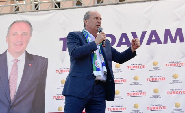 CHP Cumhurbaşkanı Adayı Muharrem İnce Rize mitinginde konuştu