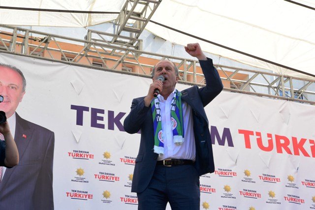 CHP Cumhurbaşkanı Adayı Muharrem İnce Rize mitinginde konuştu