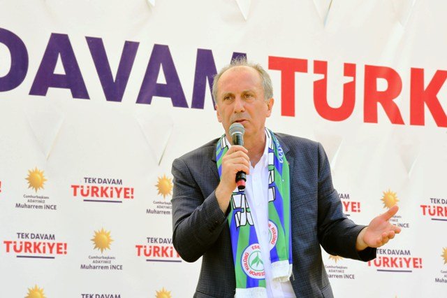 CHP Cumhurbaşkanı Adayı Muharrem İnce Rize mitinginde konuştu