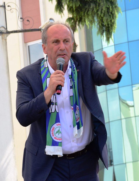 CHP Cumhurbaşkanı Adayı Muharrem İnce Rize mitinginde konuştu