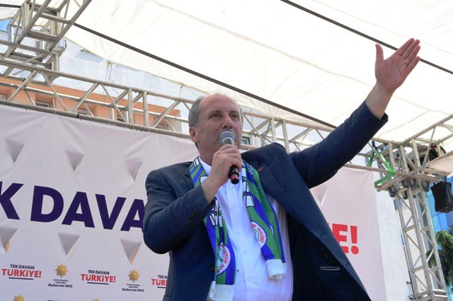 CHP Cumhurbaşkanı Adayı Muharrem İnce Rize mitinginde konuştu