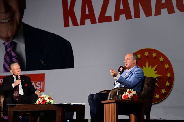 Muharrem İnce, Antalya'da Halk Arenası'na katıldı