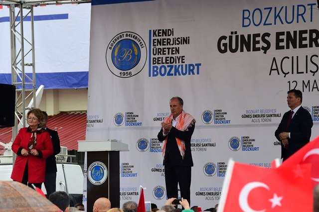Muharrem İnce, Denizli'nin Bozkurt ilçesinde vatandaşlara hitaben konuştu