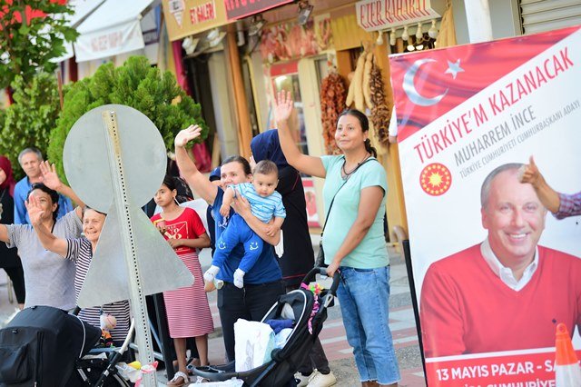 Fotoğraflarla Muharrem İnce'nin Manisa mitingi