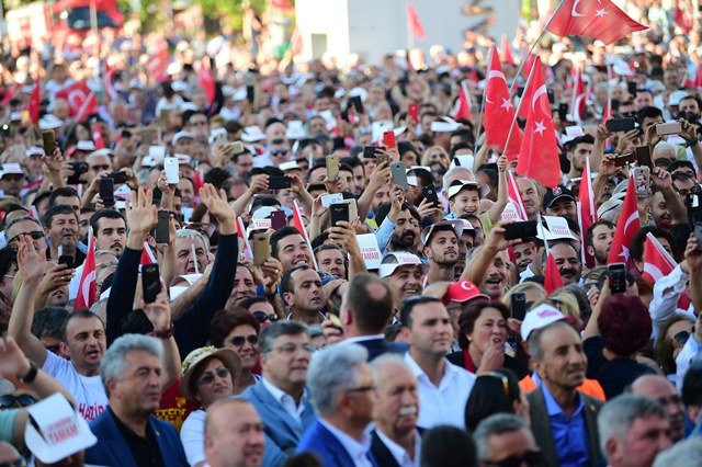 Fotoğraflarla Muharrem İnce'nin Manisa mitingi