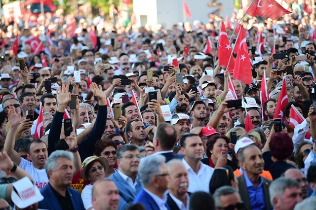 Fotoğraflarla Muharrem İnce'nin Manisa mitingi