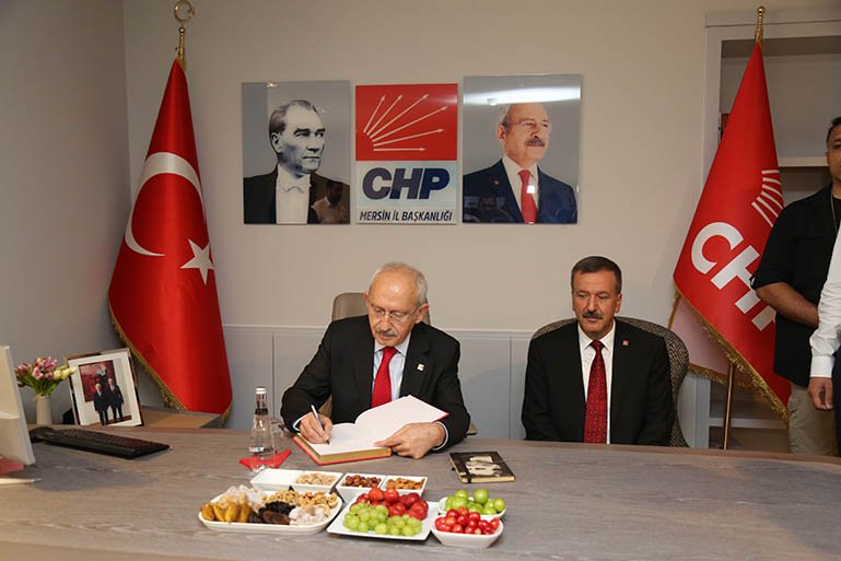 Kılıçdaroğlu, CHP Mersin İl Başkanlığı'nın yeni binasının açılışını yaptı