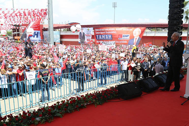 Kılıçdaroğlu, Mersin İl Başkanlığı'nın düzenlediği etkinlikte Mersinlilere seslendi