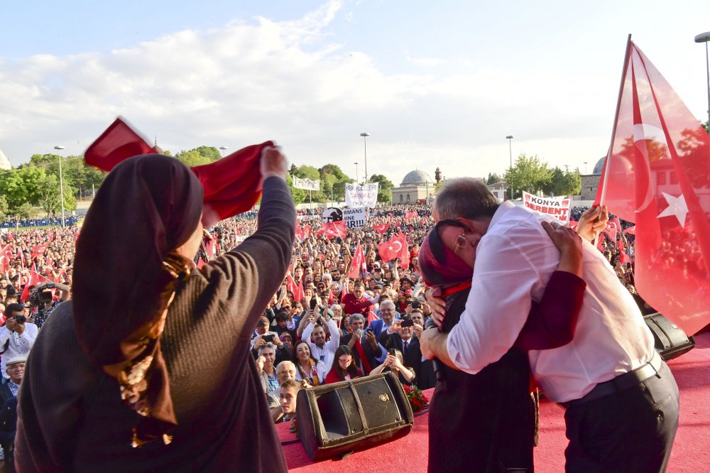 Cumhurbaşkanı adayı Muharrem İnce Konya mitinginde konuştu