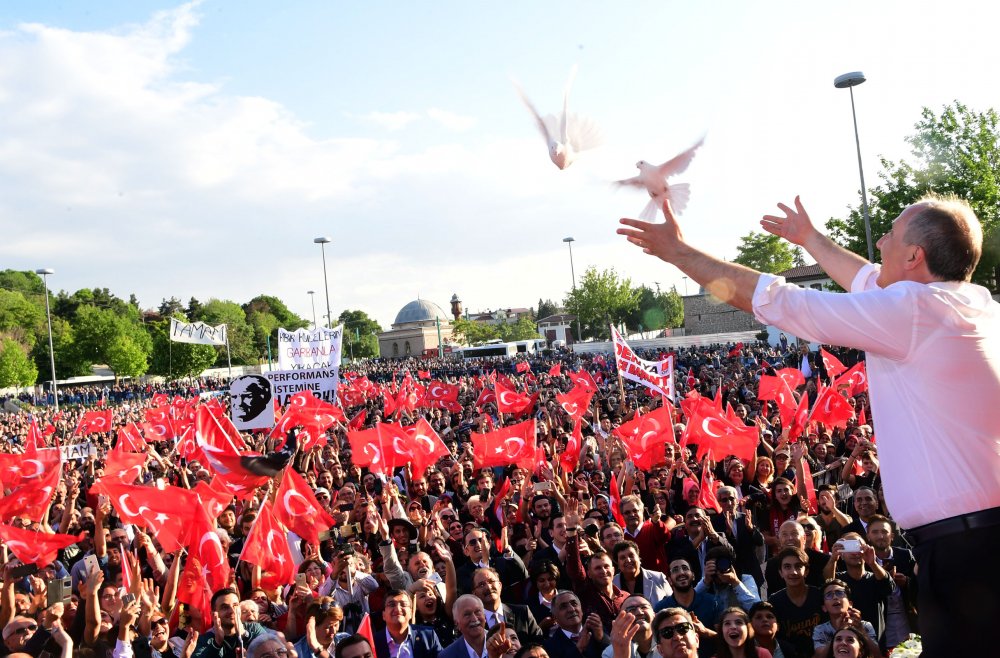 Cumhurbaşkanı adayı Muharrem İnce Konya mitinginde konuştu