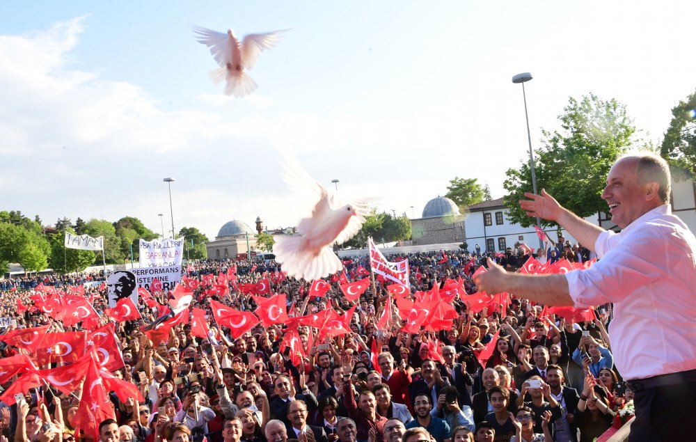 Cumhurbaşkanı adayı Muharrem İnce Konya mitinginde konuştu