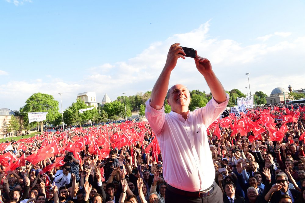 Cumhurbaşkanı adayı Muharrem İnce Konya mitinginde konuştu