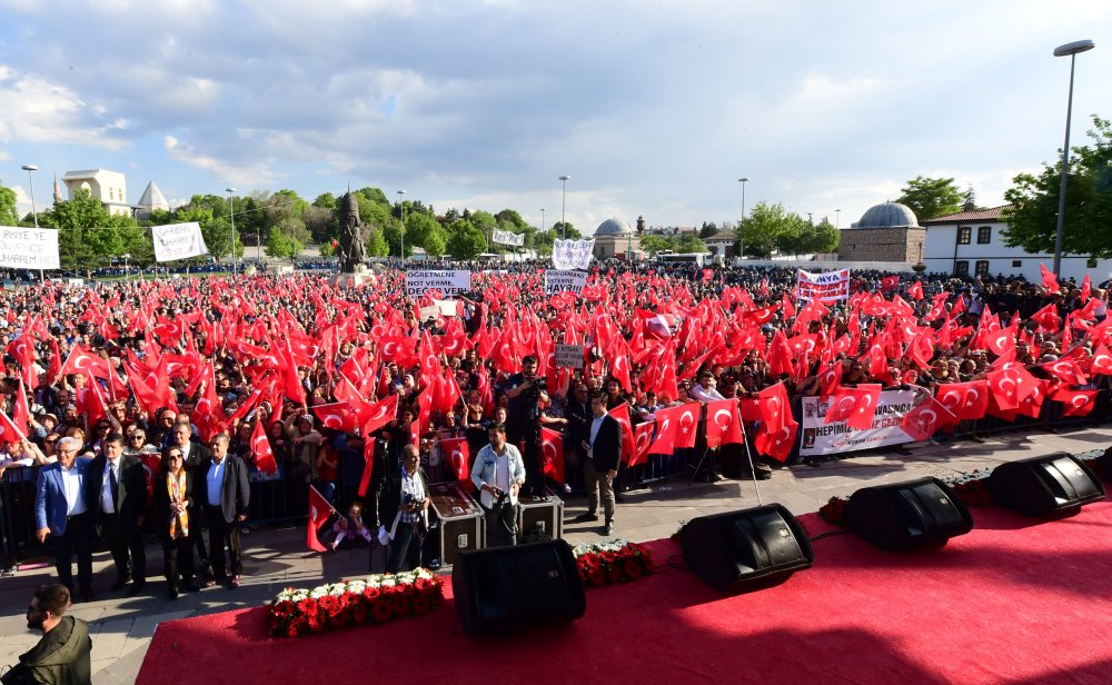 Cumhurbaşkanı adayı Muharrem İnce Konya mitinginde konuştu