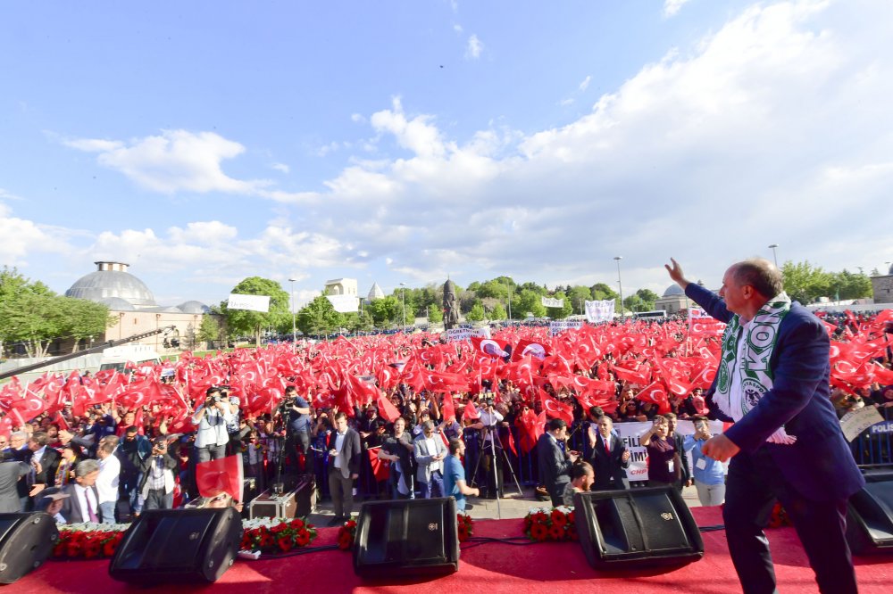 Cumhurbaşkanı adayı Muharrem İnce Konya mitinginde konuştu