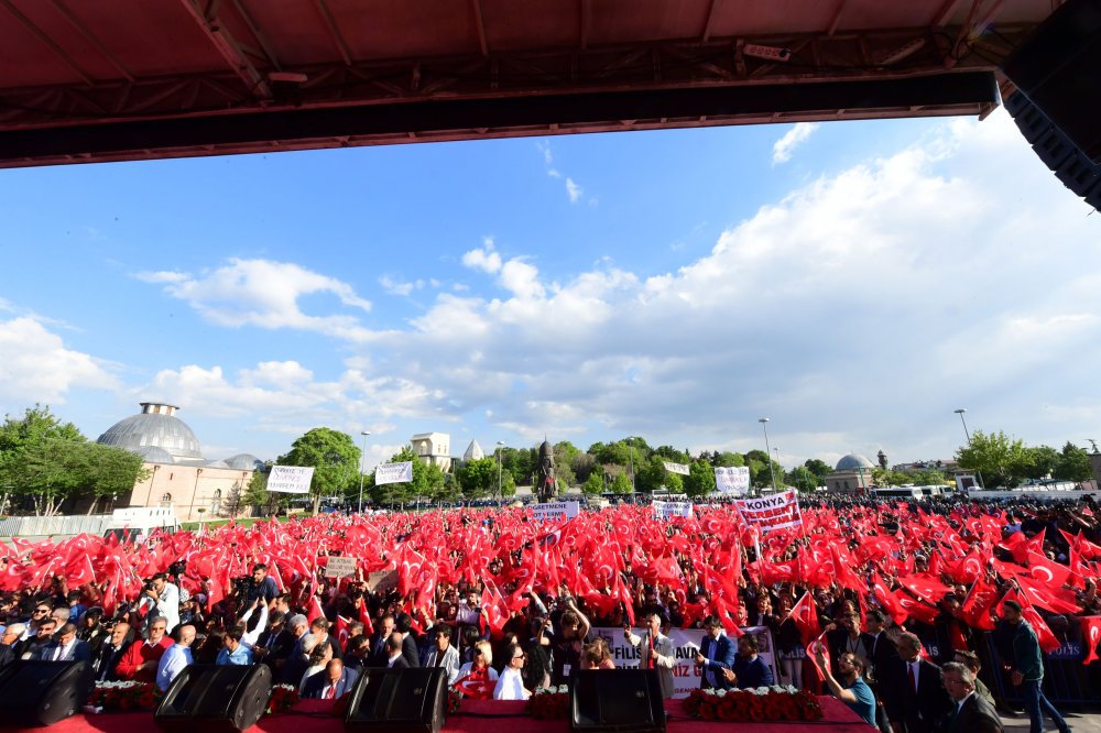 Cumhurbaşkanı adayı Muharrem İnce Konya mitinginde konuştu