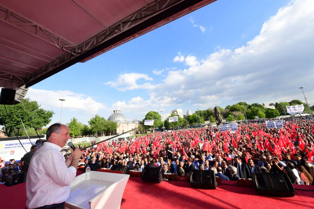 Cumhurbaşkanı adayı Muharrem İnce Konya mitinginde konuştu