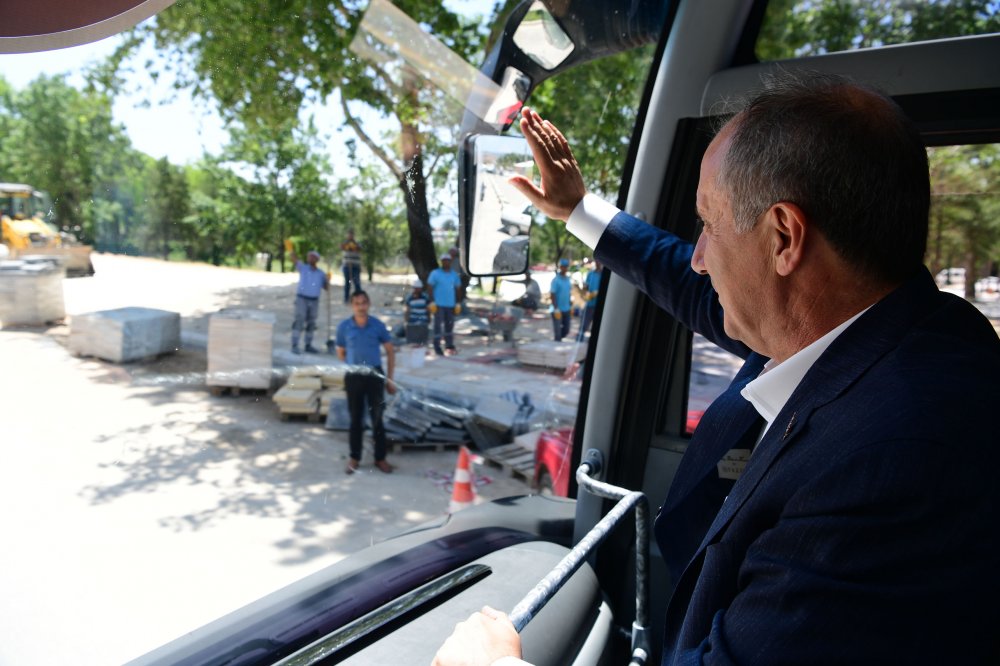 Cumhurbaşkanı adayı Muharrem İnce, Amasya mitinginde halka hitap etti