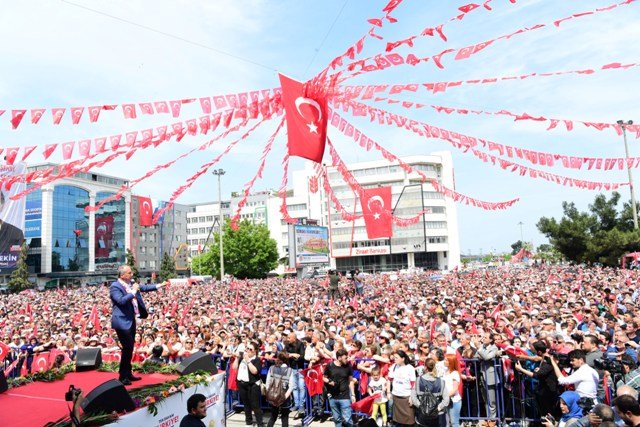 Muharrem İnce Samsun mitinginde konuştu