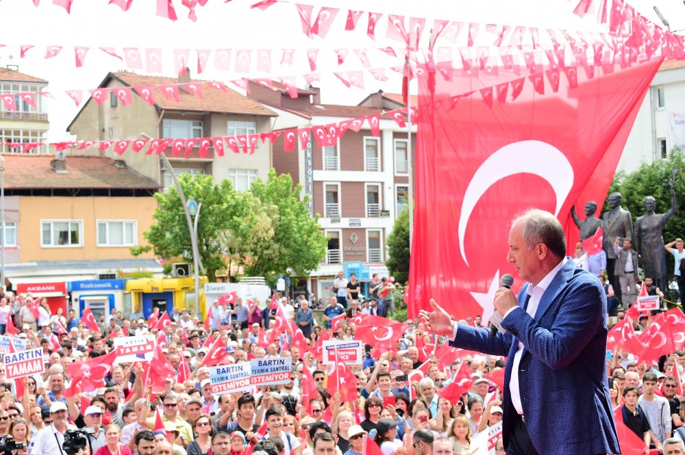 Muharrem İnce Bartın mitinginde konuştu