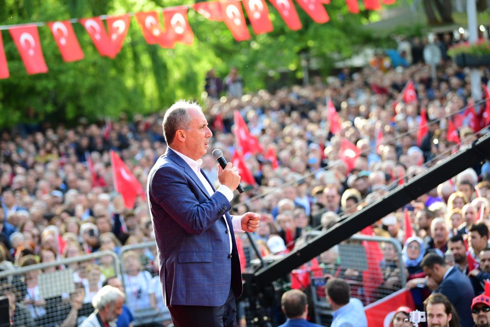 Muharrem İnce'nin Sinop mitinginden kareler