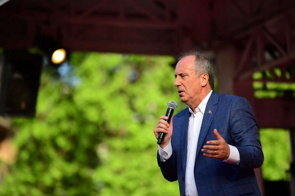 Muharrem İnce'nin Sinop mitinginden kareler