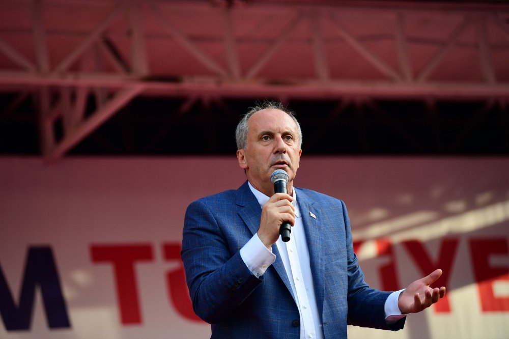 Muharrem İnce'nin Sinop mitinginden kareler