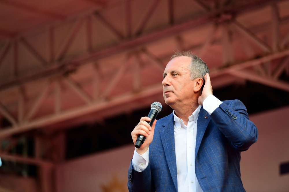 Muharrem İnce'nin Sinop mitinginden kareler