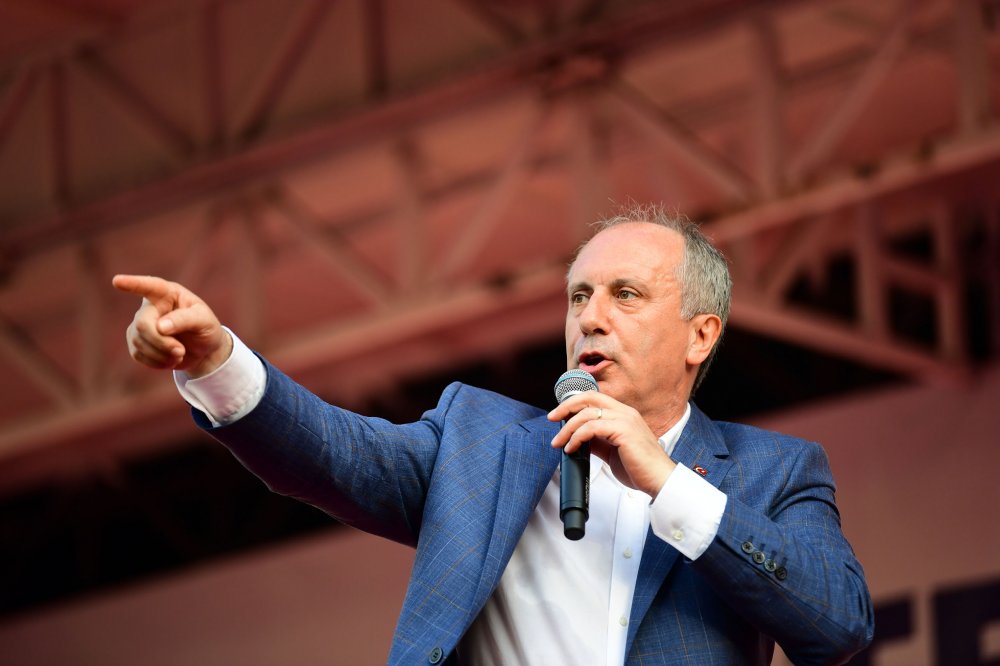 Muharrem İnce'nin Sinop mitinginden kareler