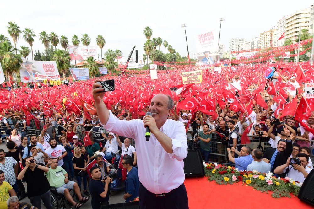 Muharrem İnce Adana'da halka hitap etti