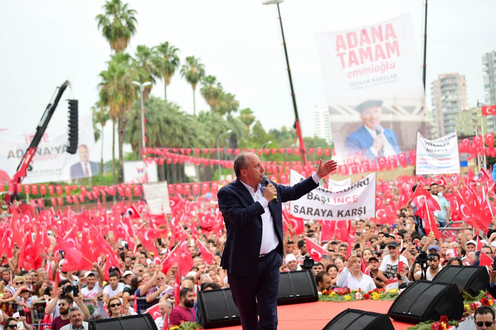 Muharrem İnce Adana'da halka hitap etti