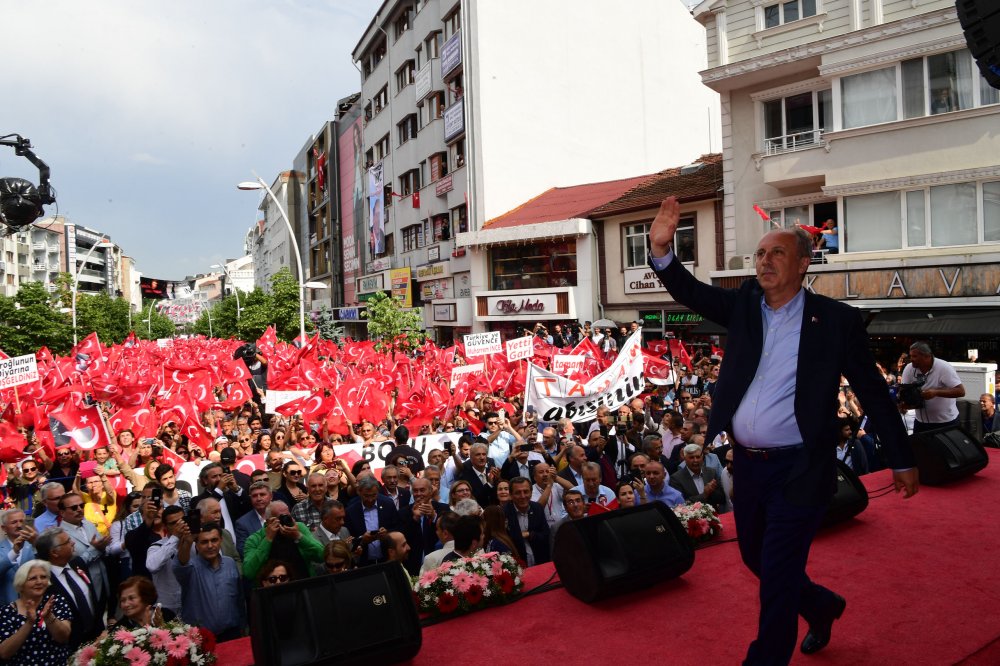 Muharrem İnce Bolu mitinginde halka hitap etti