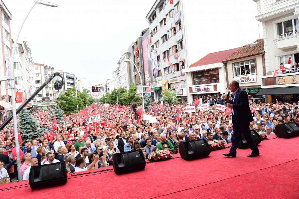 Muharrem İnce Bolu mitinginde halka hitap etti