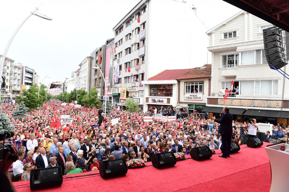 Muharrem İnce Bolu mitinginde halka hitap etti