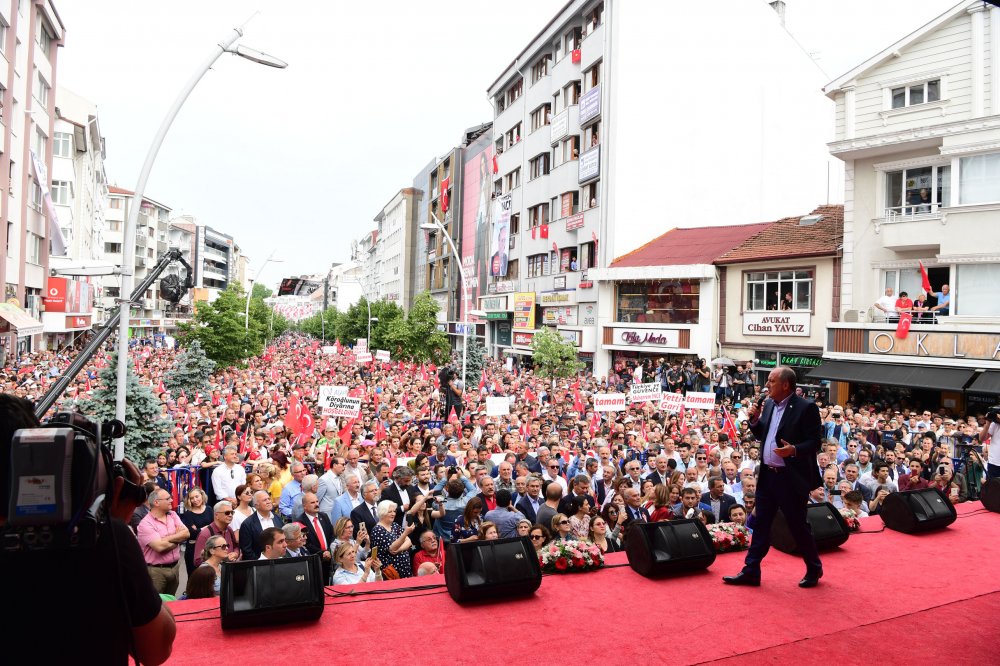 Muharrem İnce Bolu mitinginde halka hitap etti