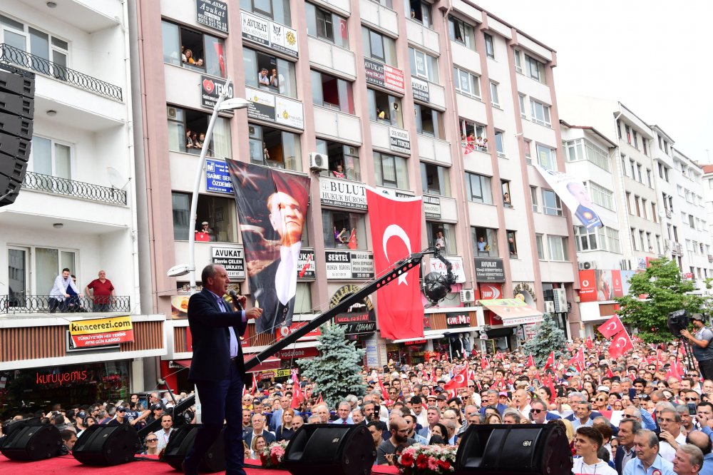 Muharrem İnce Bolu mitinginde halka hitap etti