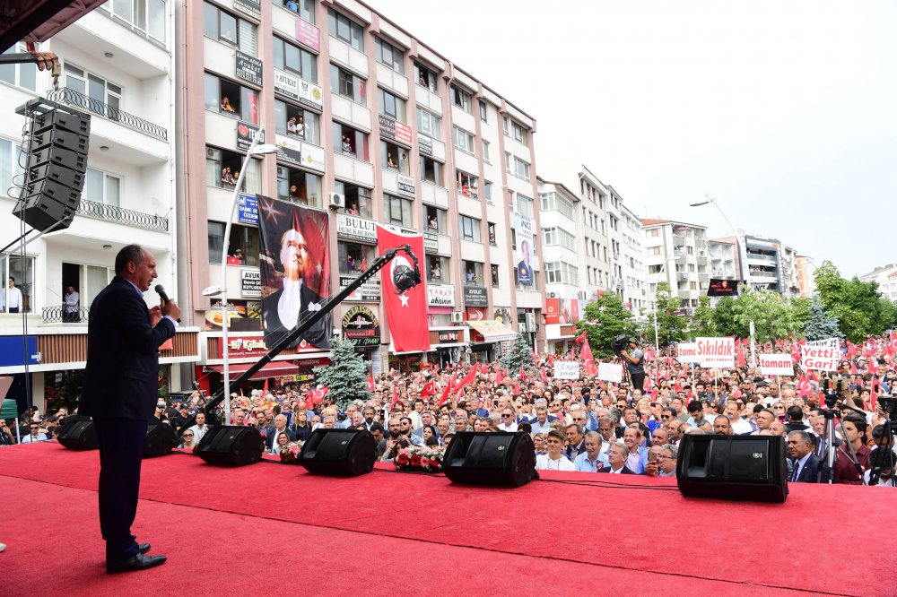 Muharrem İnce Bolu mitinginde halka hitap etti