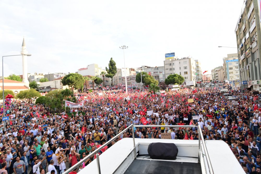 Muharrem İnce İzmir Aliağa'da halka seslendi