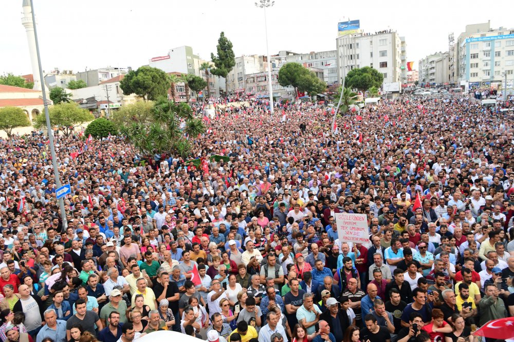 Muharrem İnce İzmir Aliağa'da halka seslendi