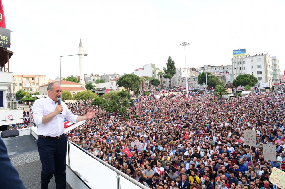 Muharrem İnce İzmir Aliağa'da halka seslendi