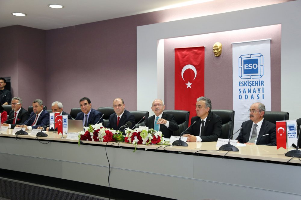 Kılıçdaroğlu, Eskişehir Sanayi Odası'nı ziyaret etti