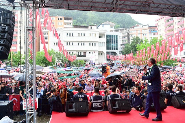 Muharrem İnce Artin mitinginde konuştu