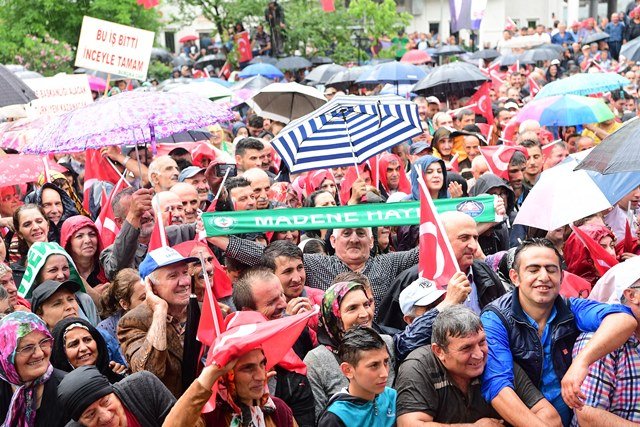 Muharrem İnce Artin mitinginde konuştu