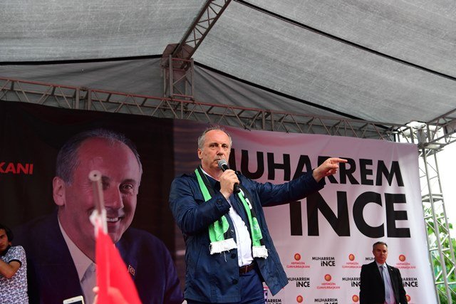 Muharrem İnce Artin mitinginde konuştu